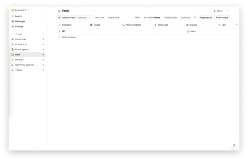 Competitor crm screenshot