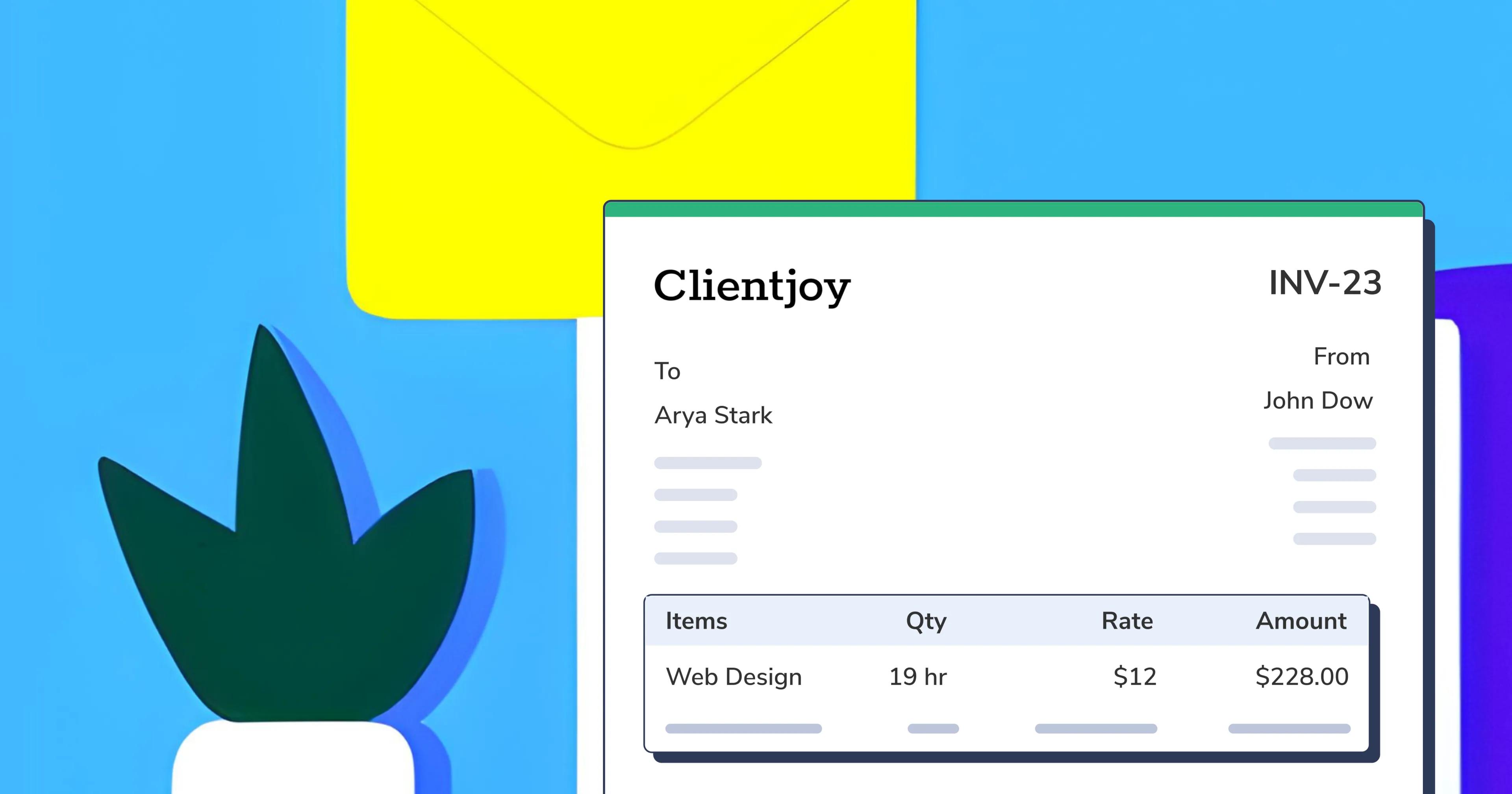 Clientjoy Invoice 