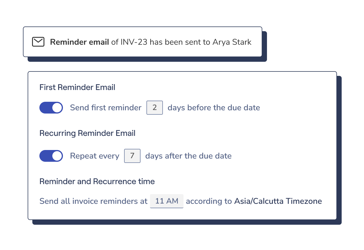 automated payment reminder