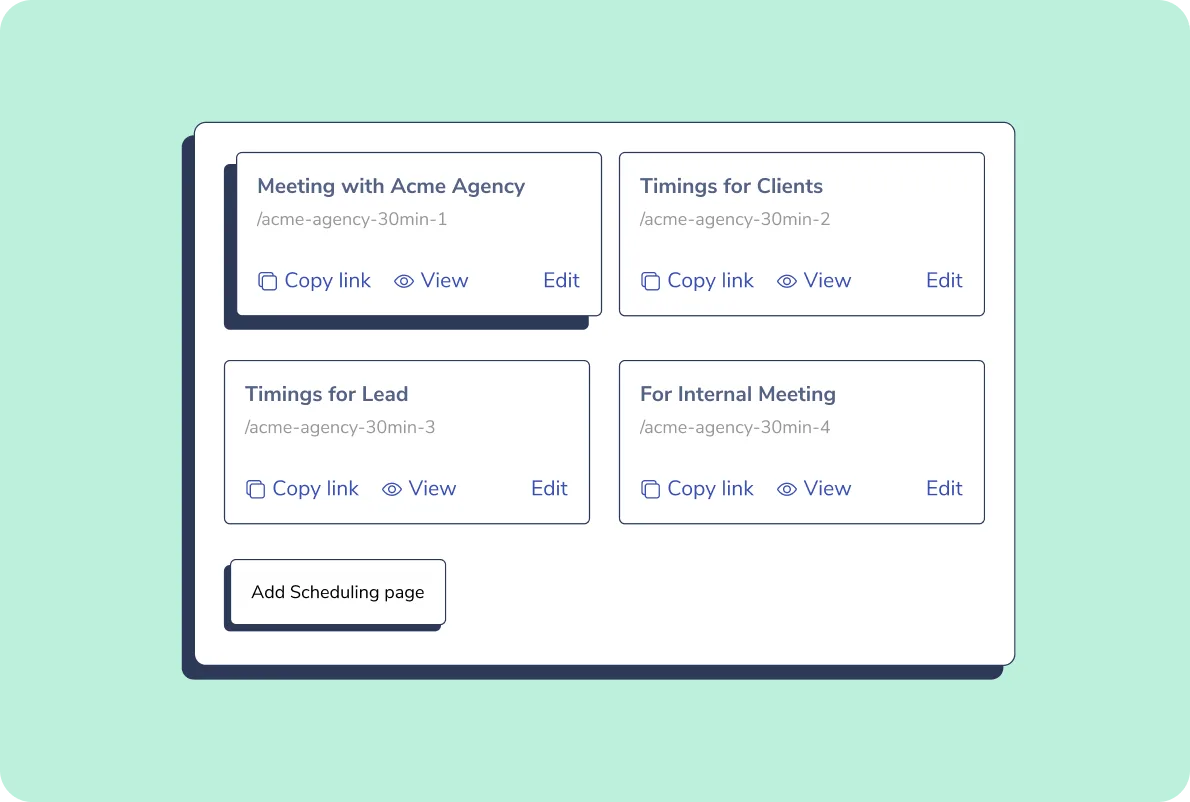 Multiple Meeting types