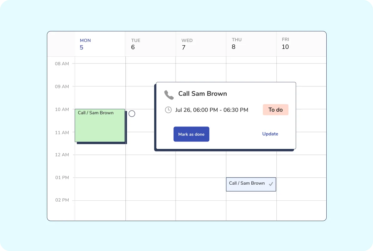 Calendar sync 1