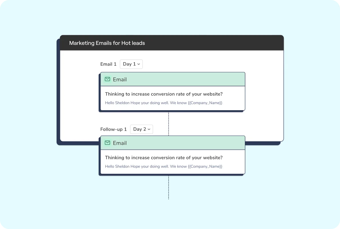 Email sequence p1