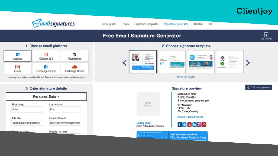 mail sigatures