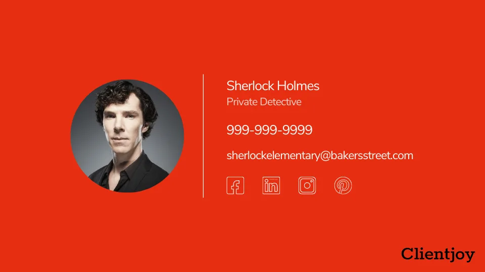 email signature