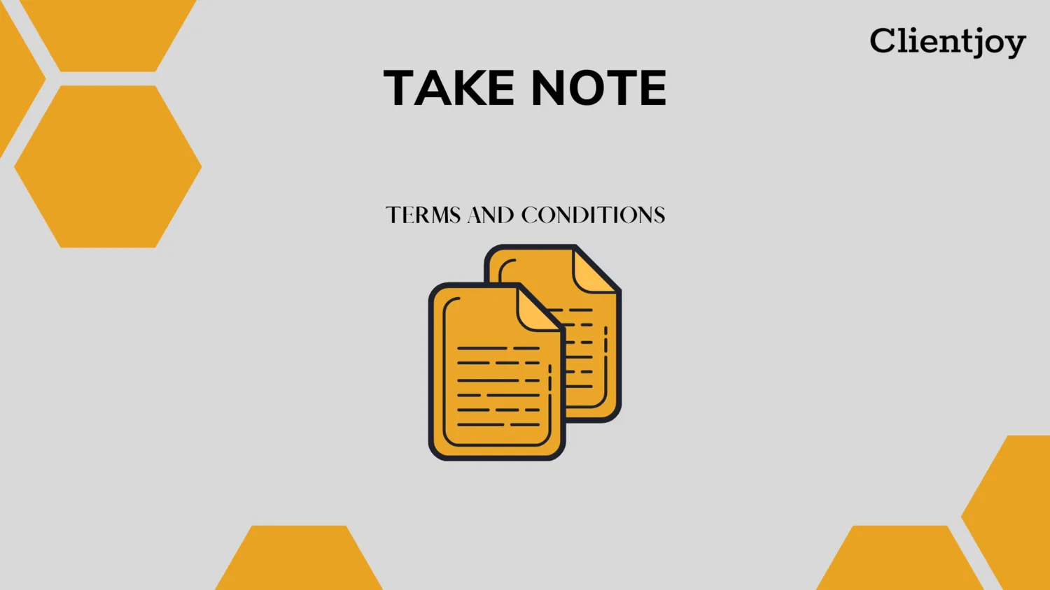 terms and conditions