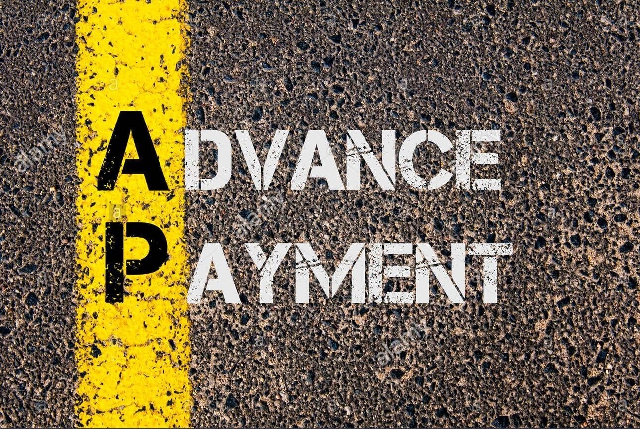 advance payment