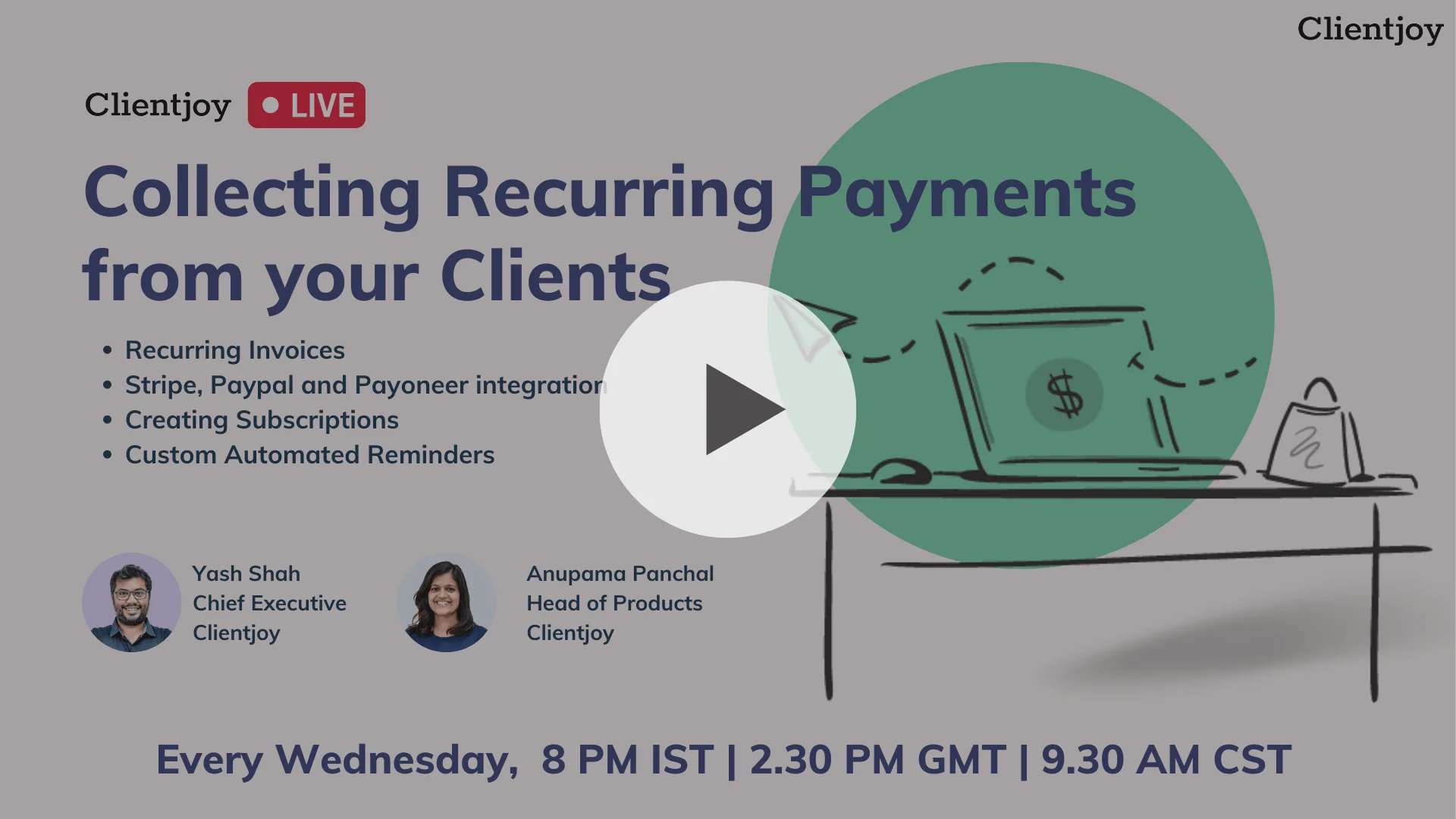 Collect Recurring Payments from your Clients