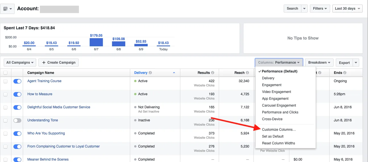 Facebook Ads Manager
