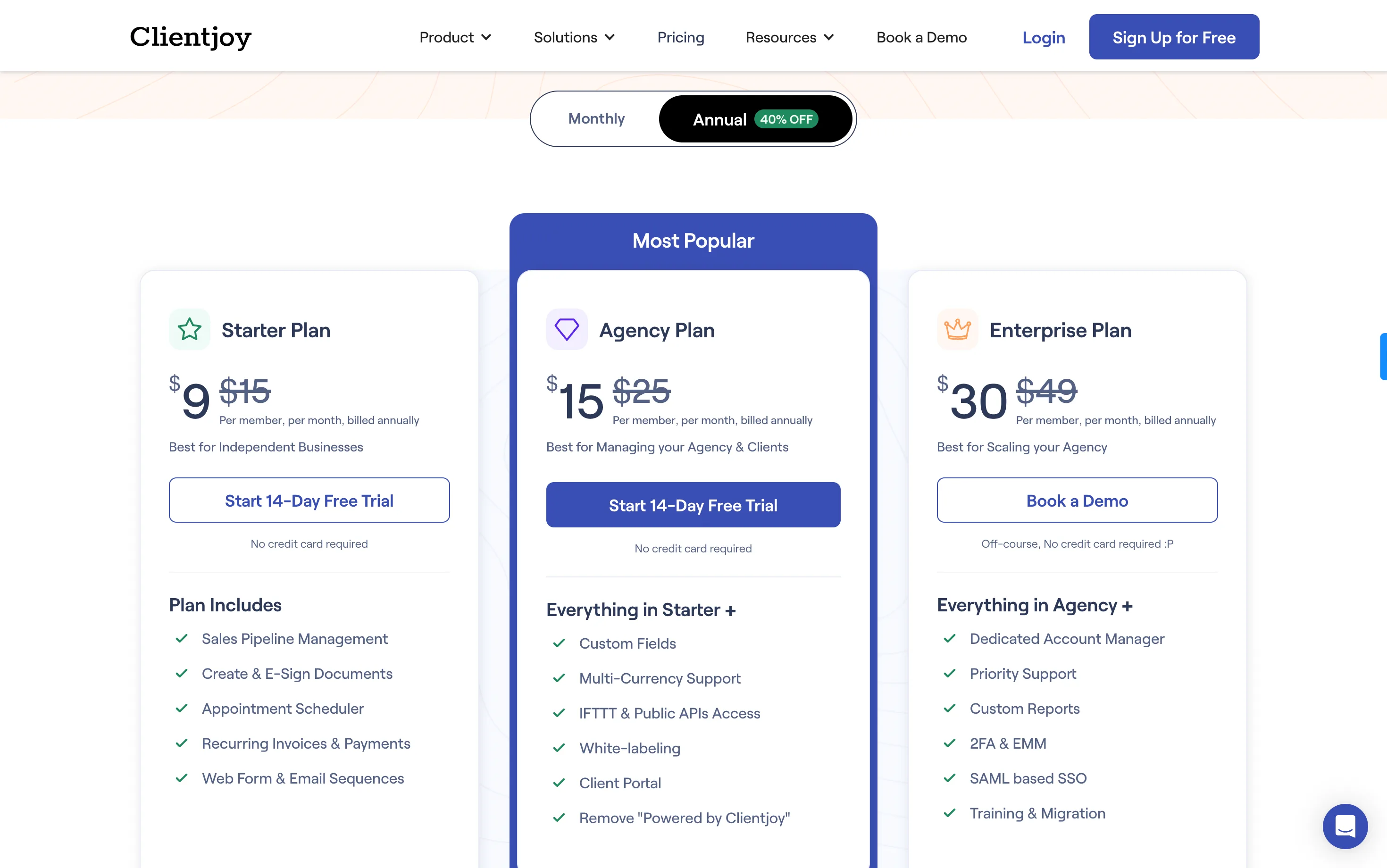 clientjoy pricing