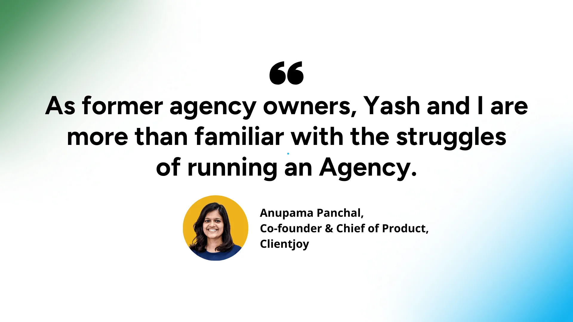 Anupama from Clientjoy about Acquisition by Synup