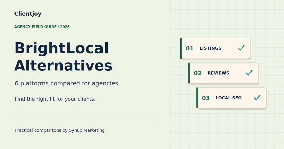 BrightLocal alternatives comparison guide
